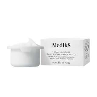 Medik8-Total Moisture Daily Facial-Cream Refill.webp TOTAL MOISTURE DAILY FACIAL CREAM Щоденний зволожуючий крем для обличчя. (Змінний блок)