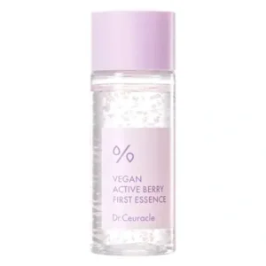 Vegan Active Berry First Essence Стартова есенція з ресвератролом та екстрактом журавлини. Мініатюра.