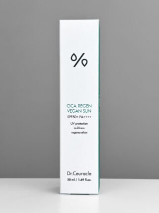 Dr.Ceuracle-cica regen vegan sun spf 50-day cream2.webp Сica Regen Vegan Sun SPF50+/PA++++ Сонцезахисний веганський крем з центелою азіатською