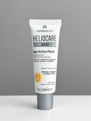 Антивіковий фотозахисний флюїд для запобігання та корекції ознак фотостаріння. Cantabria Labs Heliocare 360 Age Active Fluid Sunscreen SPF 50