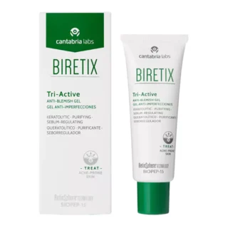 Biretix Tri Active Anti-Blemish Gel. Гель три-актив для шкіри з акне Cantabria Labs