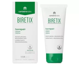 Cantabria Labs Biretix Isorepair. Зволожуючий регенеруючий крем для проблемної шкіри.