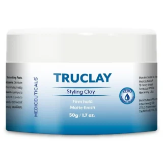 Mediceuticals-Truclay Styling Clay.webp Матувальна моделювальна глина для волосся середньої фіксації Truclay Styling Clay