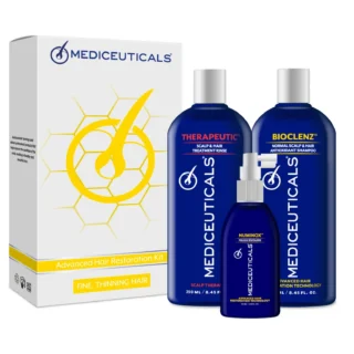 Mediceuticals-advanced hair restoration kit.webp Набір для стимуляції росту волосся для чоловіків (для тонкого волосся)Hair Restoration Kit (Normal)