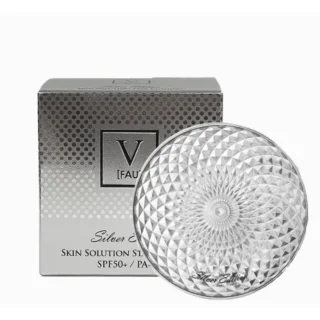 FAU-Skin Solution Star Silver- Cushion Кушон із золотою пудрою SPF 50+ FAU Skin Solution Star Cushion Silver зі змінним блоком