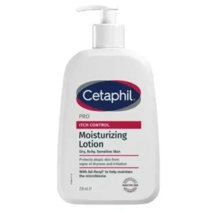Cetaphil-PRO Itch Control-Lotion Cetaphil PRO Itch Control Зволожувальний лосьйон проти свербіння для атопічної, сухої та чутливої шкіри